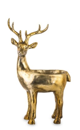 Osłonka złota figurka wysoki Renifer DEERO GOLD 63 cm