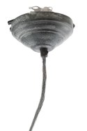 Lampa wisząca z kloszem z metalowej siatki TARIKA Aluro