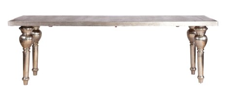 Stół drewniany srebrny FILIPPE ALURO