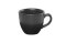 Coal: Filiżanka porcelanowa czarna elegancka do espresso 80 ml