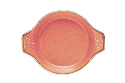 Amber: Naczynie porcelanowe pomarańczowe do zapiekania 27 cm