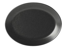Coal: Półmisek porcelanowy czarny owalny 32x20 cm