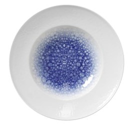 Serenity: Talerz porcelanowy do makaronów biało-niebieski