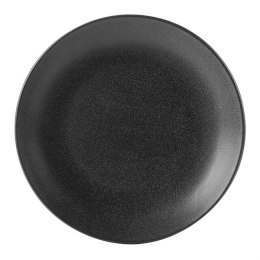 Coal: Talerz porcelanowy czarny płytki 18 cm