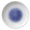 Serenity: Talerz płytki porcelanowy biało-niebieski 21 cm