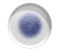 Serenity: Talerz z wysokim rantem porcelanowy biało-niebieski 19 cm