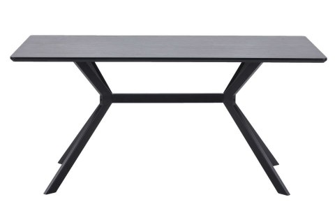 Stół  na metalowych nogach BRUNO czarny 200x90 cm