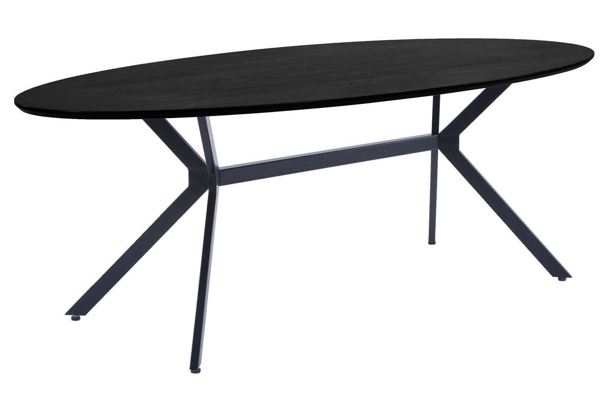 Stół na metalowych nogach owalny BRUNO 220x100 cm