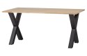 Stół TABLO dębowy [FSC] 160x90 z noga X