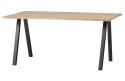 Stół TABLO dębowy [FSC] 180x90 noga kwadratowa