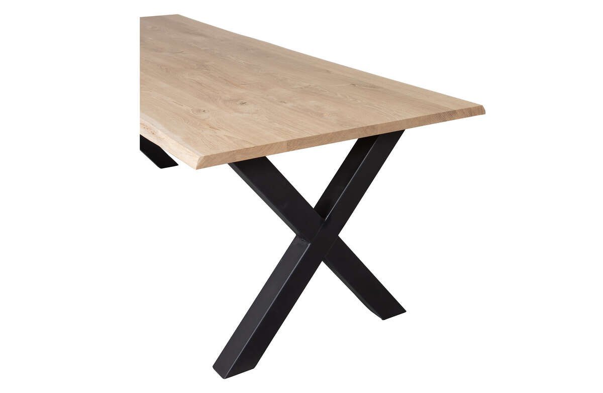 Stol TABLO dębowy [FSC] 199x90 noga X