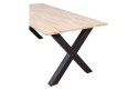 Stół TABLO dębowy [FSC] 200x90 z noga X