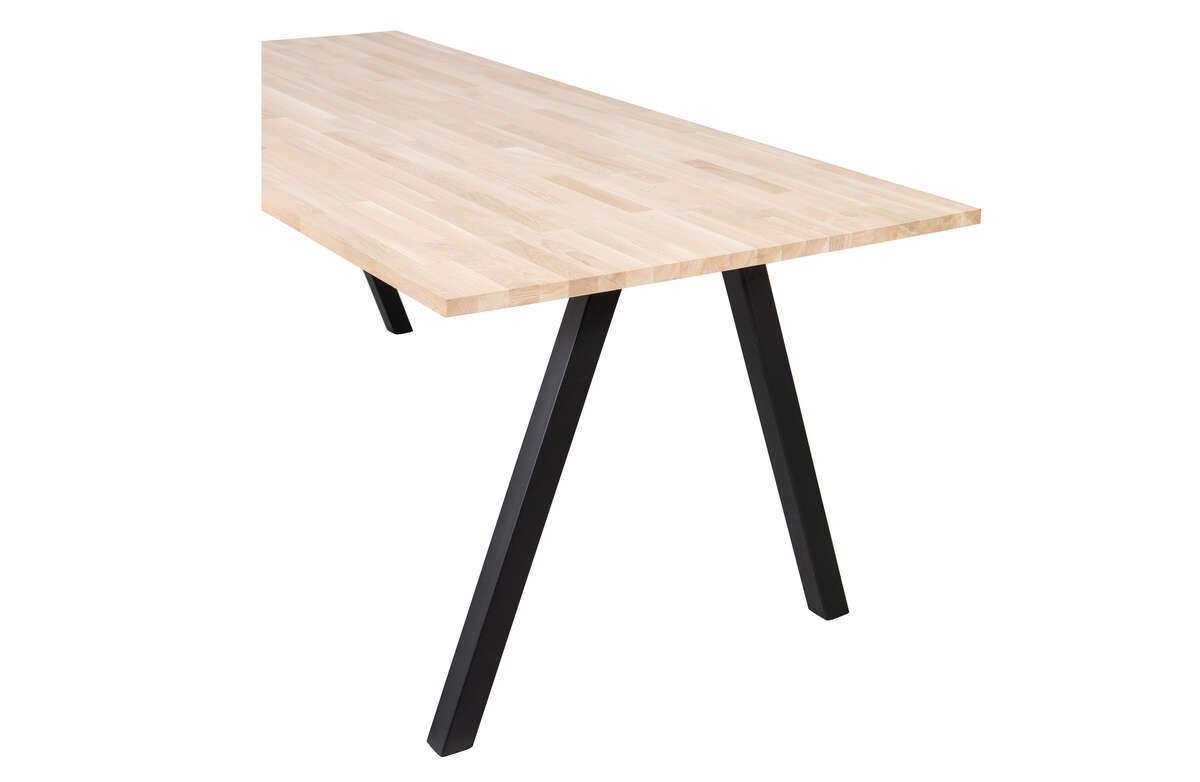 Stół TABLO dębowy [FSC] 220x90 noga kwadratowa