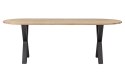 Stół TABLO dębowy [FSC] z nogą X