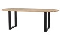 Stół TABLO owalny dębowy [FSC] z noga U
