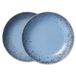 Ceramiczna miska do sałatki 70's: peat (set 2 szt.)