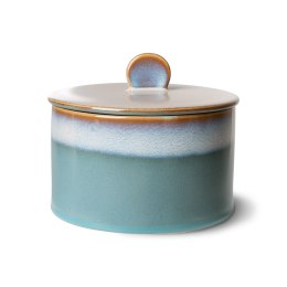 Pojemnik ceramiczny na ciastka 70's: dusk niebiesko-brązowy