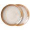 Zestaw 2 talerzy obiadowych ceramicznych 70's: earth
