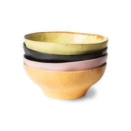 Ceramika Bold&basic: mała miseczka mix kolorów (set 4 szt.)