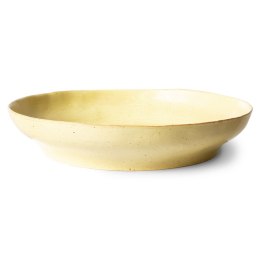 Ceramika Bold&basic: talerz do makaronu żółto-brązowy (set 2 szt.)