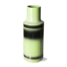 Kolekcja EMERALDS: ceramiczny wazon zielono-czarny
