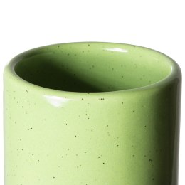 Kolekcja EMERALDS: ceramiczny wazon zielono-czarny