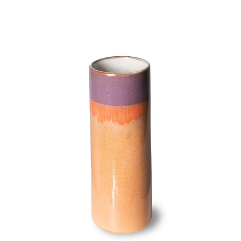 Wazon ceramiczny 70's fioletowo-pomarańczowy sunset XS