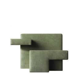 Fotel geometryczny PRIMITIVE zielony 917 / Studio Nucleo