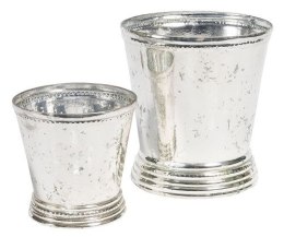 Świetlik szklany kieliszek srebrny Orient 2