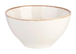 Sand: Miska porcelanowa biało-brązowa nakrapiana 14 cm