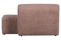 Sofa /element 1,5-osobowy lewy do sofy różowej CALEIDOSCOOP