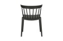 Krzesło plastikowe BLISS czarne