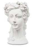 Osłonka wysoka barokowa głowa kobiety biała LADY A
