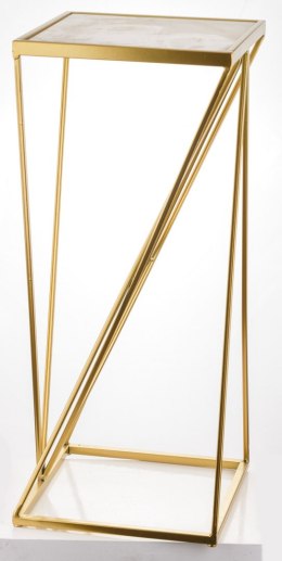 Stojak na kwiaty geometryczny złoty GLAM L 71 cm