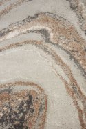 Dywan jasny marmur szary/terra SOLAR 200x290 cm