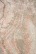 Dywan okrągły jasny marmur róż/szarość SOLAR ⌀ 240 cm