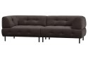 Sofa 4-osobowa pikowana ciemnoszara LLOYD