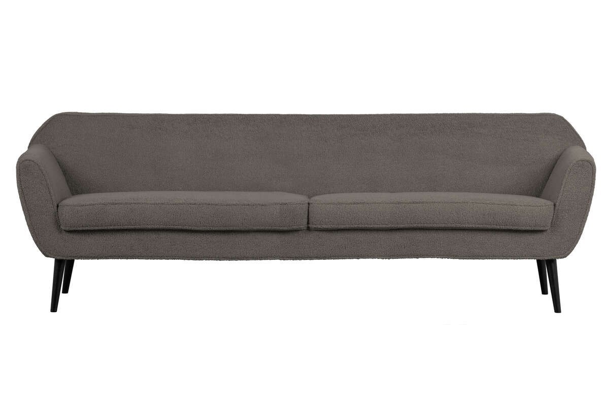 Sofa 4-osobowa pluszowa gliniana ROCCO XL 230 cm