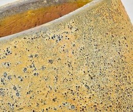 Donica ceramiczna żółta skała wulkaniczna Etno B
