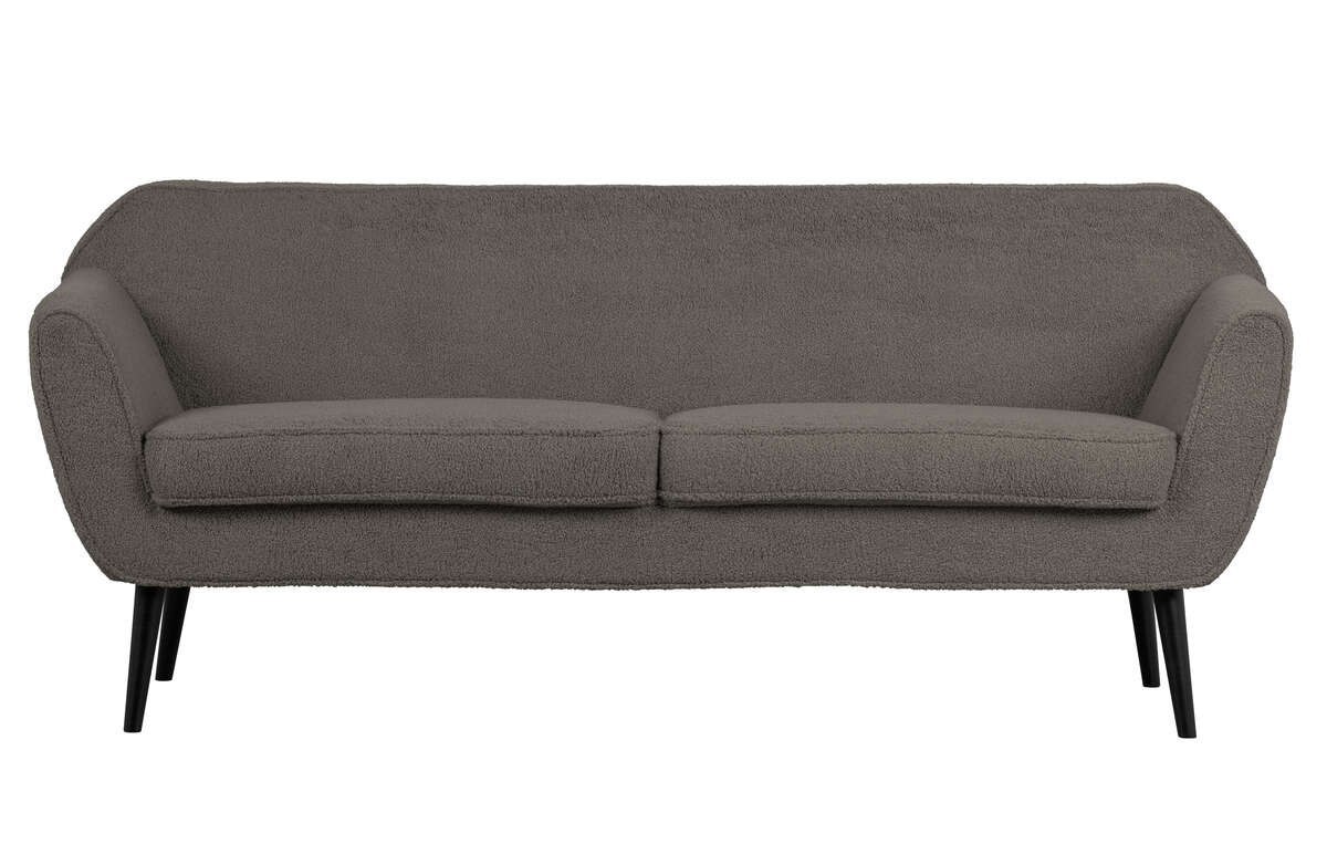 Sofa 3-osobowa pluszowa gliniana ROCCO 187 cm