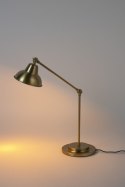 Lampa biurkowa metalowa XAVION mosiądz