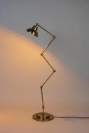 Lampa podłogowa metalowa XAVION mosiądz
