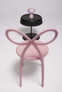 Krzesło Ribbon różowy mat