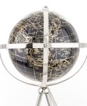 Globus dekoracyjny na długich nogach ciemny