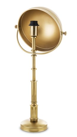 Lampa stołowa z abażurem z metalu złota COLUMN