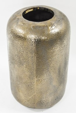 Osłonka / wazon ceramiczny złoty w kropki GRIFFIN L