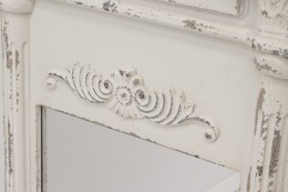 Lustro pionowe z kolumnami CORINTHIA kremowe