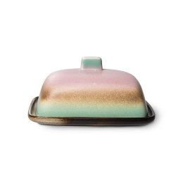 Maselniczka ceramiczna 70's MERCURY różowo-zielona