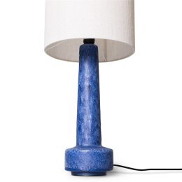 Lampa stołowa ceramiczna RETRO niebieska / podstawa