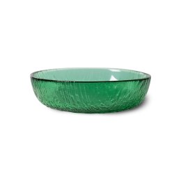 Kolekcja Emeralds: szklana miska deserowa zielona